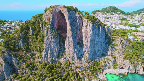 Nurse Stock Footage, Cliff, Canyon, Geological Formation, Valley, Ravine