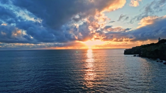 Photo Editing Background Video Download, Sun, Sea, Ocean, Sunset, Sunrise