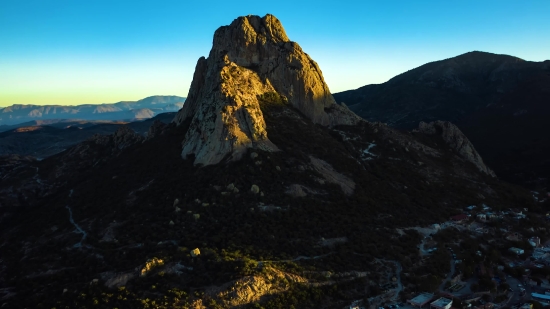 Pizza Stock Video, Mountain, Line, Landscape, Mountains, Peak