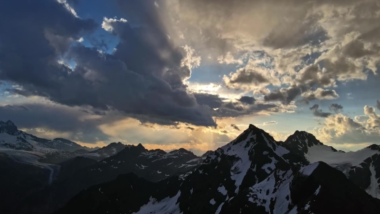 Royalty Free Documentary Footage, Mountain, Range, Alp, Snow, Landscape