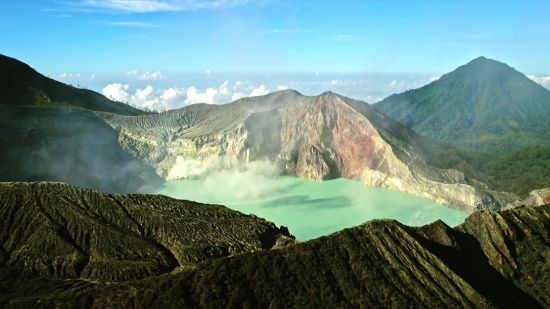 Shark Stock Video, Mountain, Volcano, Glacier, Natural Elevation, Landscape