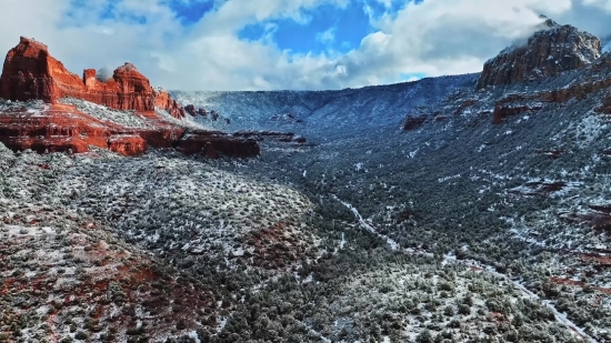 Shower Stock Video, Mountain, Snow, Landscape, Mountains, Sky