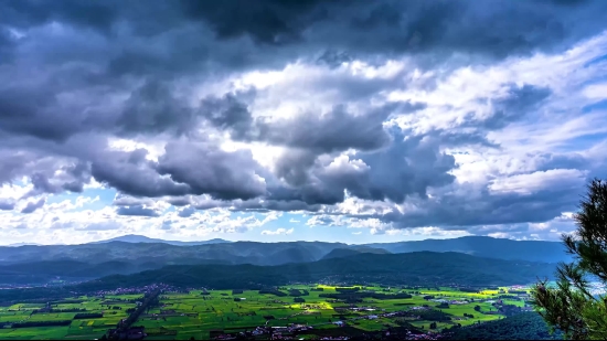 Shutterstock Footage Plans, Highland, Sky, Landscape, Mountain, Clouds