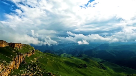 Stock Film Clips, Highland, Mountain, Landscape, Mountains, Sky