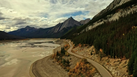 Stock Fireplace Video, Mountain, Landscape, Mountains, Highland, Sky