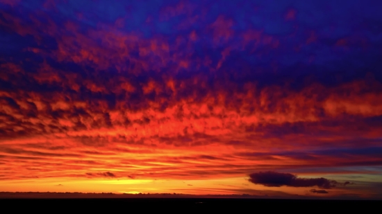 Stock Shot Footage, Sky, Atmosphere, Sun, Sunset, Clouds