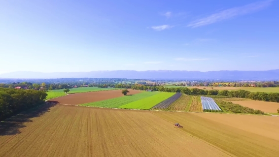 Video Stock Footage Free, Landscape, Field, Grass, Sky, Country